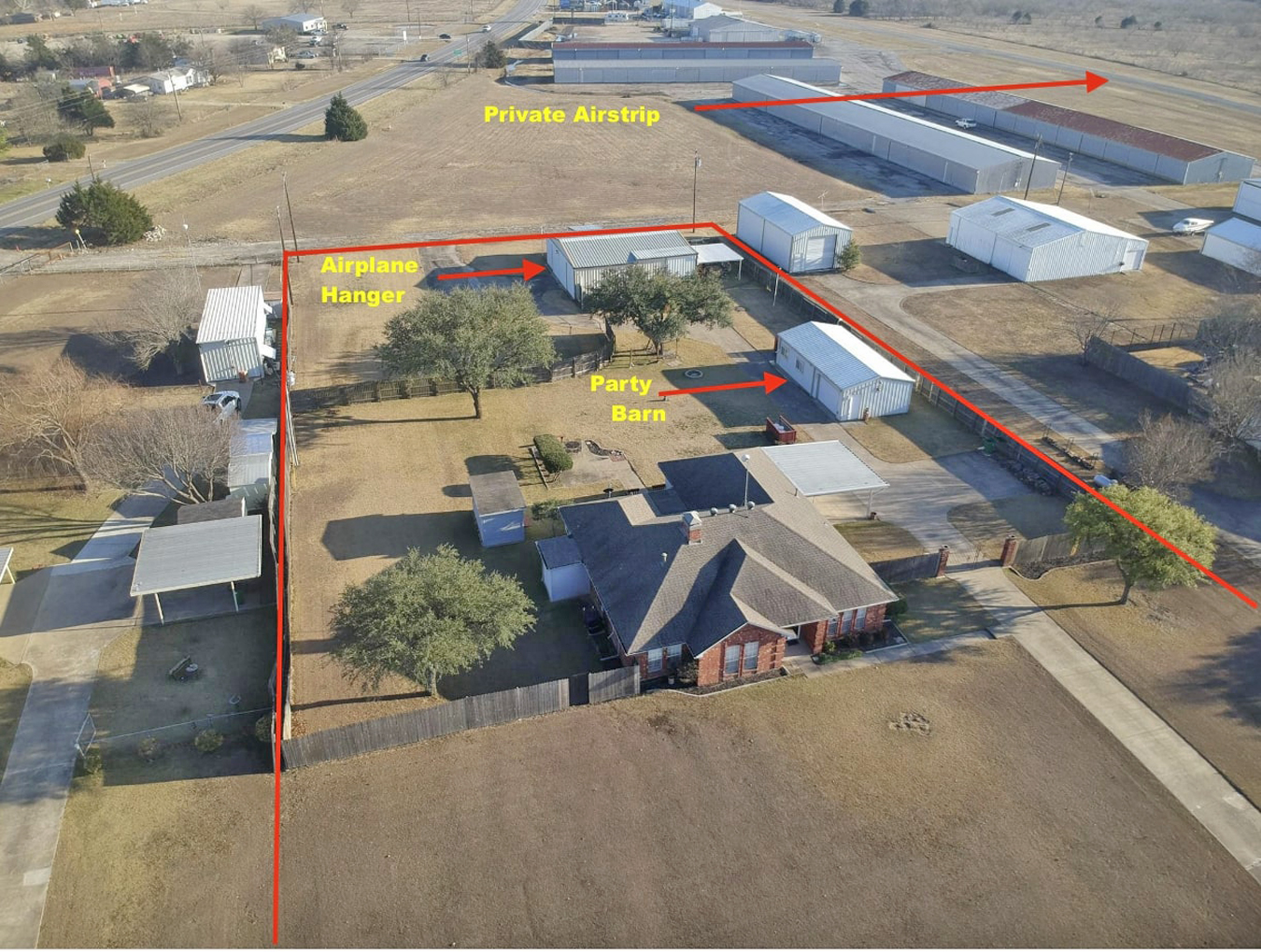 Texas Airport Homes, Texas Airpark Homes,Hangars, and Lots for Sale or